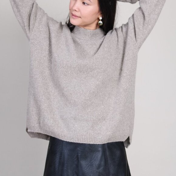 Evam Eva Luxurious Cashmere Sweater size 1 Mocha - Picture 1 of 5